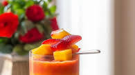 Tropical Strawberry-Mango Bliss Smoothie