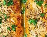 Trout with Garlic Lemon Butter Herb Sauce