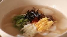 Tteokguk (Korean rice cake soup)