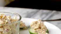 Tuna Salad Cucumber Bites