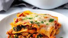 Turkey Spinach Lasagna