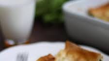 Turkish Borek with Spinach and Feta Cheese