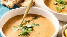 Turkish Red Lentil Soup with Mint