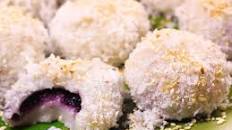 Ube-Stuffed Palitaw