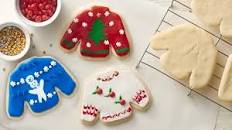 Ugly Christmas Sweater Sugar Cookies