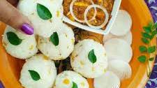 Undrallu, sweet & sour cucumber mustard chutney