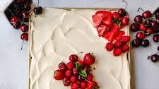 Vanilla Almond White Texas Sheet Cake