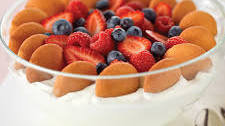 Vanilla-Berry Trifle in a Cloud