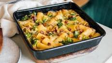 Vegan Baked Pasta with Smoked Tofu & Broccoli
