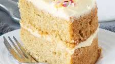 Vegan Birthday Cake (Vegan Vanilla Sponge)
