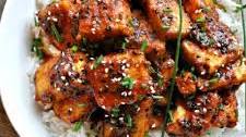 Vegan Crispy Korean BBQ Tofu