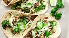 Vegan Crispy Tofu Tacos with Cilantro-Jalapeño Ranch
