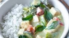 Vegan Instant Pot Thai Green Curry with Tofu