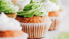 Vegan Lemon Matcha Cupcakes