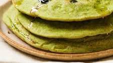 Vegan Matcha & Blueberry Pancakes
