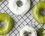Vegan Matcha Donuts (Baked or Fried)