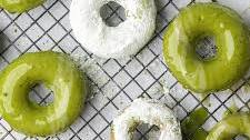 Vegan Matcha Donuts (Baked or Fried)