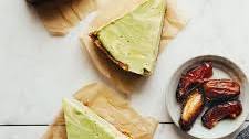 Vegan Matcha Swirl Cheesecake