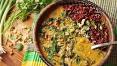 Vegan Peanut, Sweet Potato, and Kale Soup With Coconut Recipe