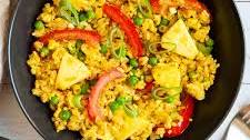 Vegan Pineapple Fried Rice With Tofu