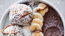 Vegan Protein Chocolate Smoothie Bowl & Cookie Dough Bites