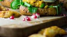 Vegan Pumpkin Burger