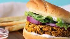Vegan Pumpkin Burger