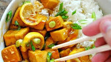 Vegan Sticky Lemon Tofu