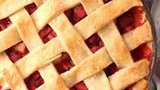 Vegan Strawberry Rhubarb Pie