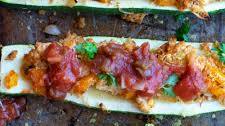 Vegan Tofu Stuffed Zucchini Boats