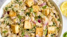 Vegan White Bean & Tofu Quinoa Salad [GF]