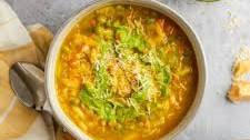 Vegetable Soup with Pesto