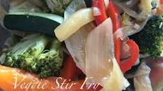 Vegetable Stir Fry over Jasmine Rice