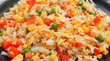 Vegetable egg fried rice