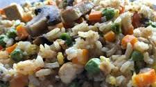 Vegetarian Tofu and Mushroom Fried Rice