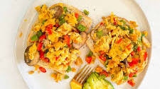 Veggie-Loaded JUST Egg Scramble