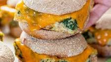 Veggie + Turkey Meal Prep Breakfast Sandwiches