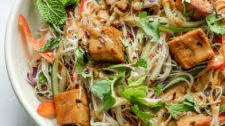 Vermicelli Noodle Salad with Peanut Sauce
