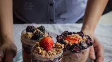 Very berry chocolate banana rice pudding (4 of 6 oz servings