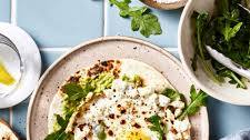 Viral Crispy Feta Fried Egg with Arugula and Avocado