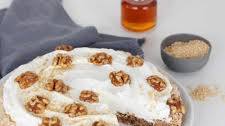 Walnut and Maple Cream Tart