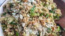 Warm Brussels Sprout & Quinoa Salad