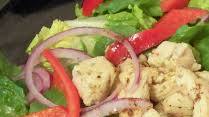 Warm Chicken Spinach Salad