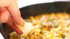 Warm Corn Dip with Jalapeños and Feta