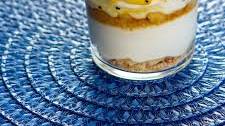 Whipped Coconut Cheesecake with Marinated Mango