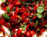 Whipped Ricotta Bruschetta with Summer Tomatoes
