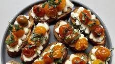 Whipped Ricotta Crostini