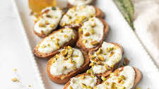 Whipped Ricotta Crostini with Honey