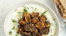 Whipped feta dip (with roasted eggplants)