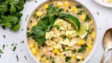 White Chicken Chili with Salsa Verde {Slow Cooker}